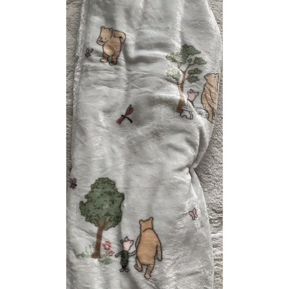 Pooh Bear Collection Winnie The Pooh Piglet Throw Blanket 50” X 70” NEW‎